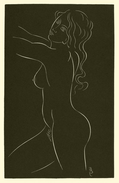 Kvinnlig naken av Eric Gill