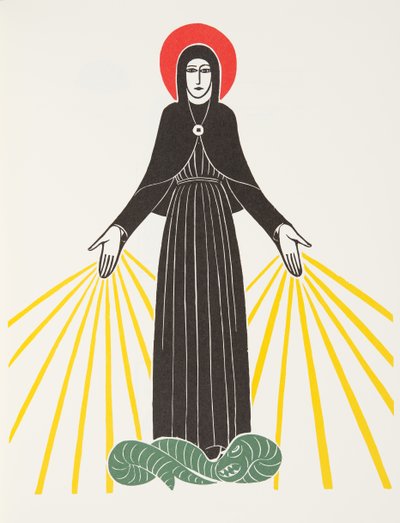 Vår Fru av Lourdes av Eric Gill