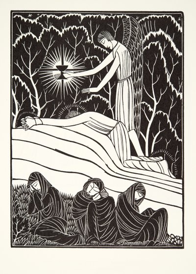 Kval i trädgården av Eric Gill