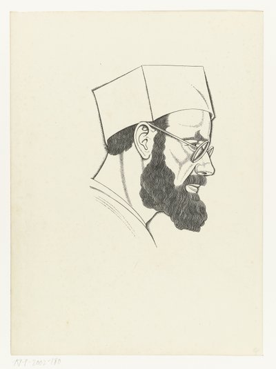 Självporträtt av Eric Gill