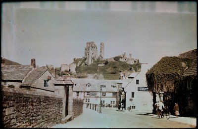 Corfe Castle, Corfe Castle, Purbeck, Dorset, Storbritannien av Eric Maybank