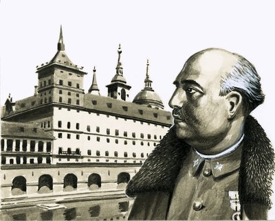 Porträtt av general Franco av Eric Parker