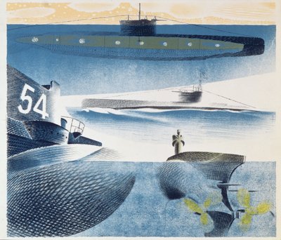Different Aspects of Submarines, 1941  av Eric Ravilious