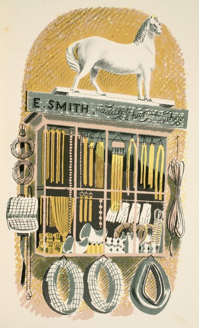 Saddler och selemakare, illustration från 