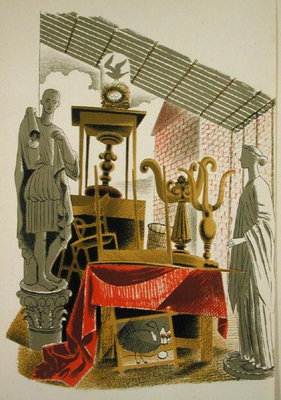 Begagnade möbler och effekter av Eric Ravilious
