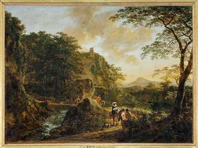 Landskap med resenärer ... av Erich Lessing