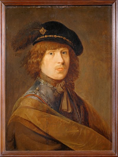 Porträtt av konstnären i cuirass ... av Erich Lessing