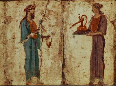 Präst och prästinna av Isis av Erich Lessing