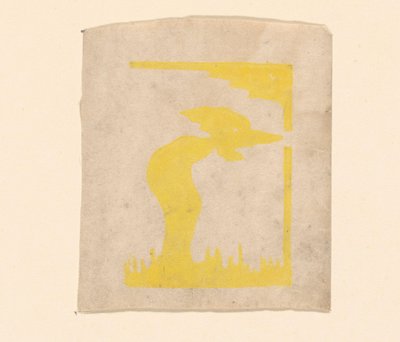 Abstrakt sammansättning av Erich Wichmann (signed by artist)