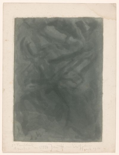 Abstraktion sammansättning av Erich Wichmann (signed by artist)