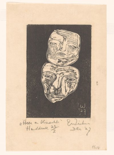 Herre och tjänare (originaltitel på föremålet) av Erich Wichmann (signed by artist)