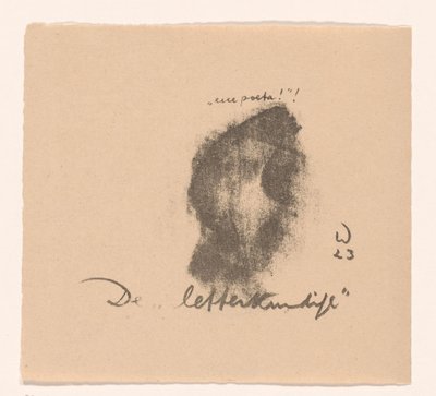 Bokstävernas man (originaltitel på objektet) Idealists II and Further Notes (original serietitel) av Erich Wichmann