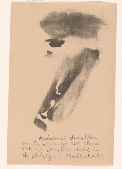 Abstraherat ansikte Idealists II och ytterligare marginalnoter (originalserietitel) av Erich Wichmann