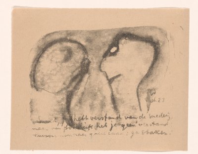 Två abstrakta figurer Idealists II and Further Notes (original serietitel) av Erich Wichmann