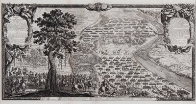 Slaget vid Warszawa i juli 1656 av Erik Dahlbergh