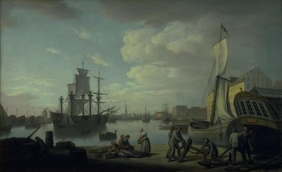 Köpenhamns hamn sett från Larsens Plads av Erik Pauelsen
