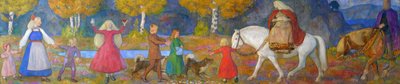 Lilla Kjersti och Elvenking av Erik Theodor Werenskiold