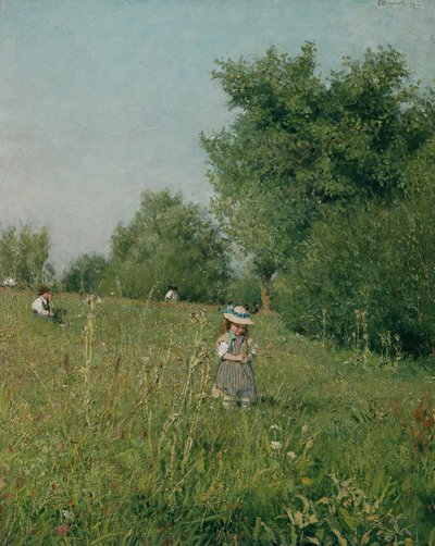 Solsken, Pipping av Erik Theodor Werenskiold