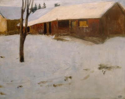 Vinter av Erik Theodor Werenskiold