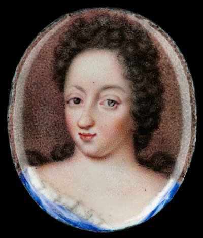 Miniatyr av drottning Ulrika Eleonora den äldre av Sverige av Erik Utterhielm