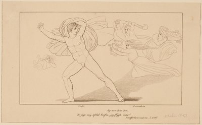 Illustration till Aischylos av Erling Eckersberg