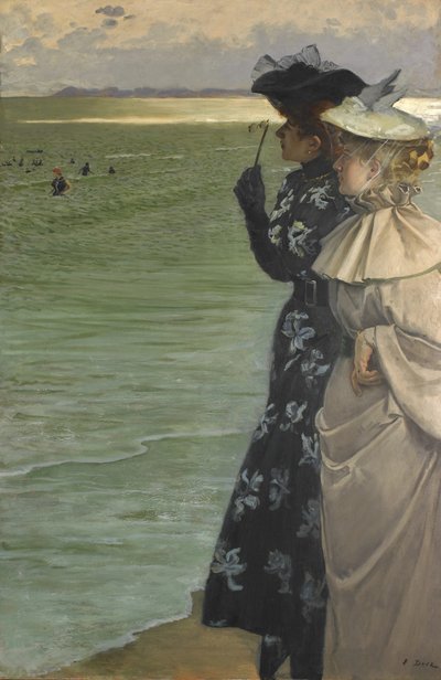 Badtid vid havet Badtid vid havet, 1896. av Ernest Ange Duez