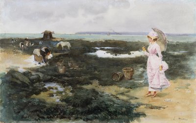 På stranden, av Ernest Ange Duez