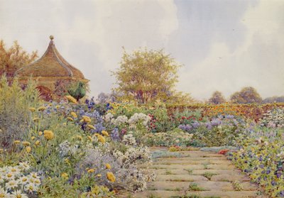 Trädgårdarna vid Checkers Court, Buckinghamshire av Ernest Arthur Rowe