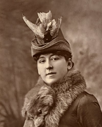 Amy Roselle, brittisk skådespelerska, 1887 av Ernest Barraud