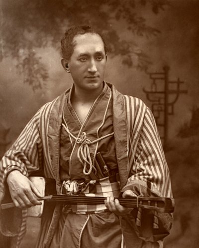 Durward Lely, skotsk operasångare, i Gilbert and Sullivans The Mikado, 1887. av Ernest Barraud