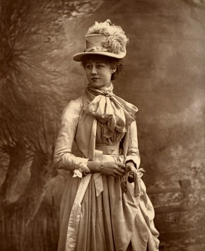 Violet Vanbrugh, brittisk skådespelerska, 1887. av Ernest Barraud