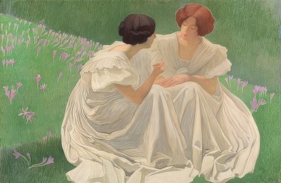 De två vita (Les Deux Blanches). 1898 av Ernest Bieler