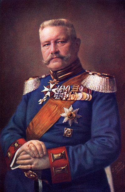 Paul von Hindenburg av Ernest Bieler
