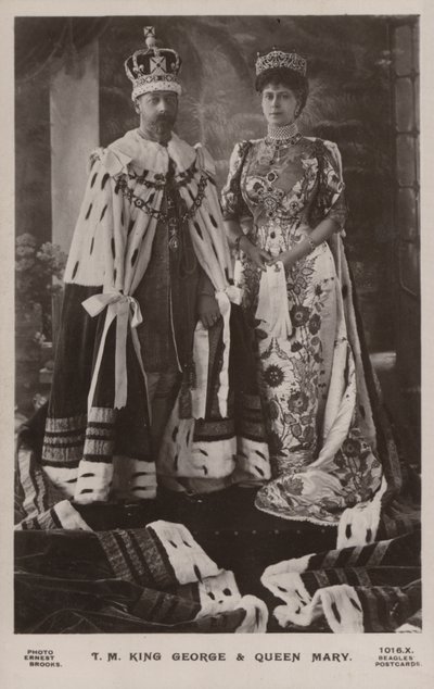 King George V och Queen Mary av Ernest Brooks