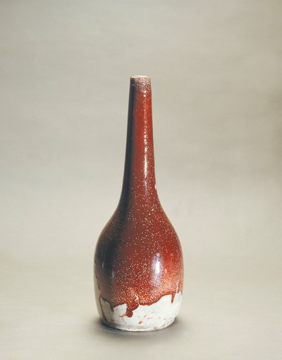 Porslinsvas med flambe emalj av Ernest Chaplet (1835-1909) av Ernest Chaplet
