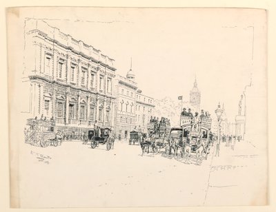 Bankettsalen, Whitehall, London av Ernest Clifford Peixotto
