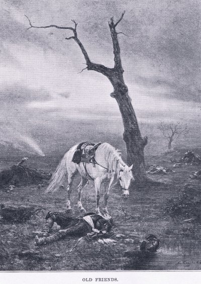 Gamla vänner, från The Magazine of Art 1893, Cassell and Company av Ernest Crofts