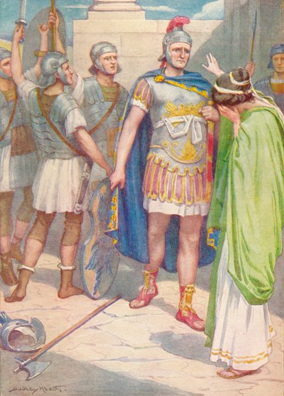 Sorgen efter Horatius syster, c1912 1912 av Ernest Dudley Heath