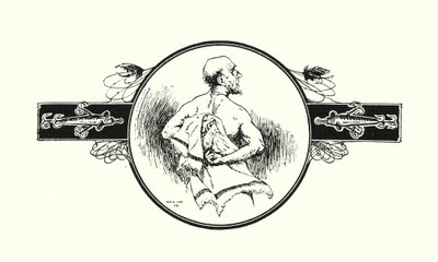 Fiskare som torkar ryggen (litografi) av Ernest Edward Briggs
