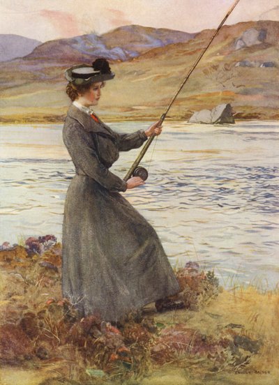 Den mjuka konsten (färglitografi) av Ernest Edward Briggs