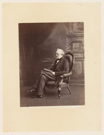 Charles Lyell, ca 1863 (s/v foto) av Ernest Edwards
