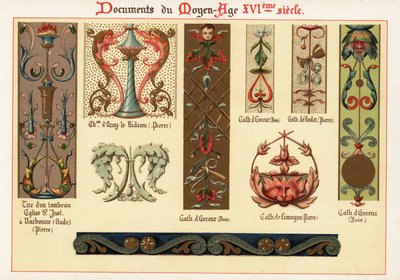 Designelement från 1500-talet. av Ernest Guillot