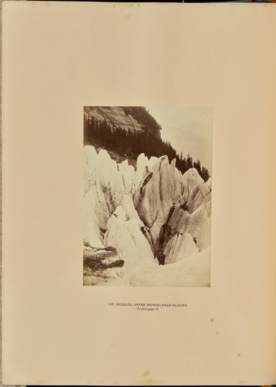 Is-nålar - under Grindelwalds glaciär av Ernest H. Edwards