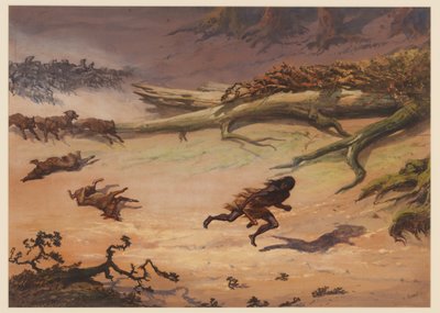 Jakt, 1871 av Ernest Henry Griset