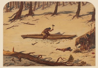 Förhistoriskt läger, 1871 av Ernest Henry Griset