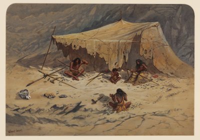 Förhistoriskt läger, 1871 av Ernest Henry Griset