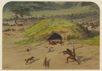 Förhistorisk scen, 1871 av Ernest Henry Griset