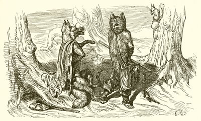 Katten och räven av Ernest Henry Griset
