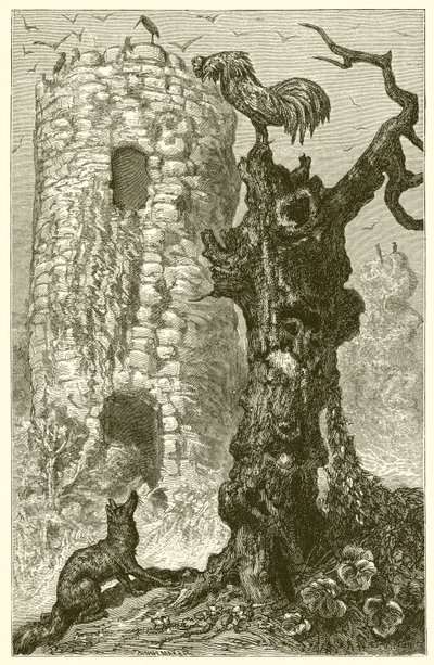 Hanen och räven av Ernest Henry Griset