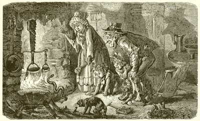 Lantbrukaren och ormen av Ernest Henry Griset